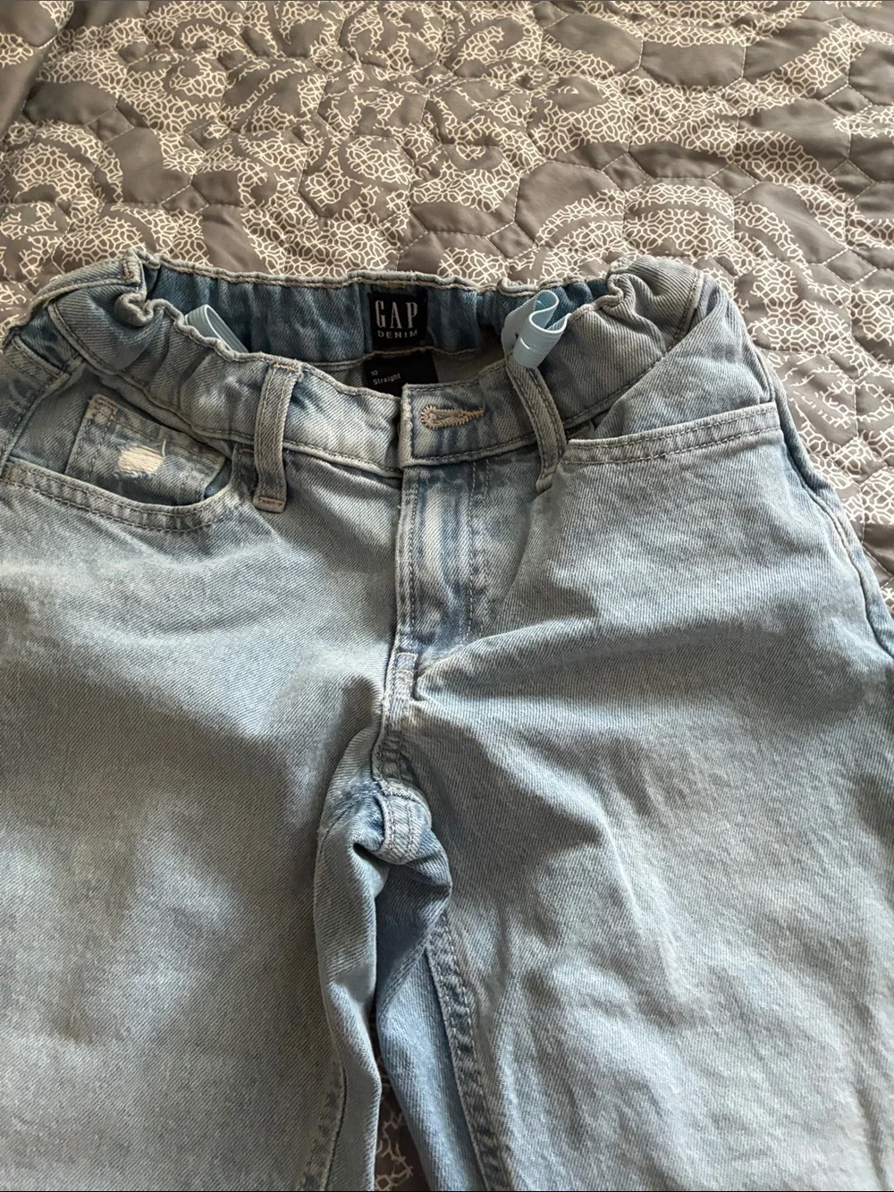 GAP Light Wash Straight Leg Jeans